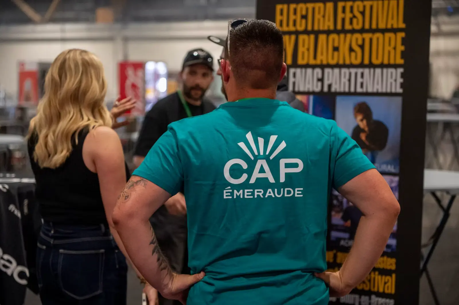 Membres de l’Electra Team by Cap Emeraude pendant l’Electra Festival by Blackstore